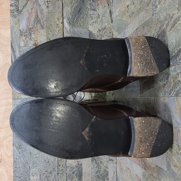 Louis Vuitton Distressed Riding Boots Sz 37 1/2 - Picture 10 of 13